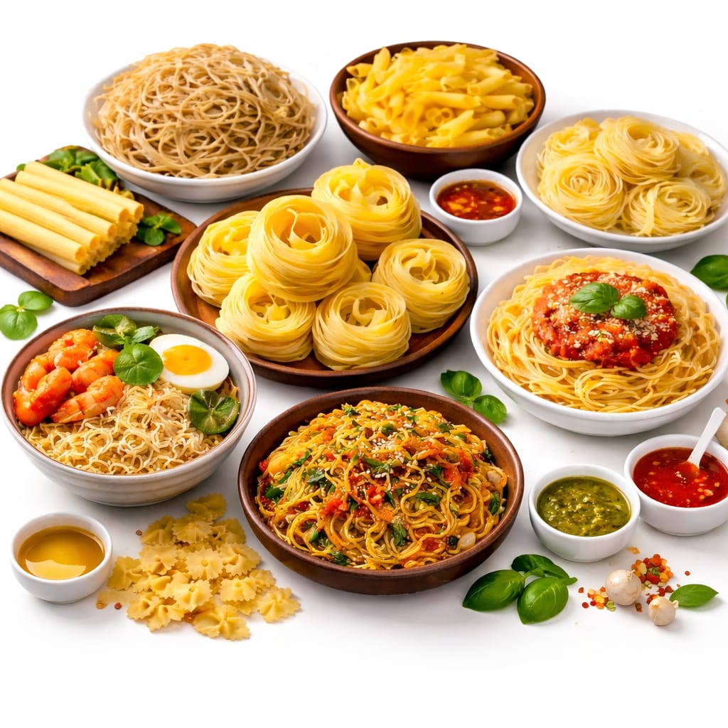 Home noodles and pasta